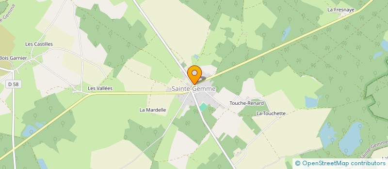 localisation de l'entreprise COMMUNE DE SAINTE GEMME à SAINTE-GEMME