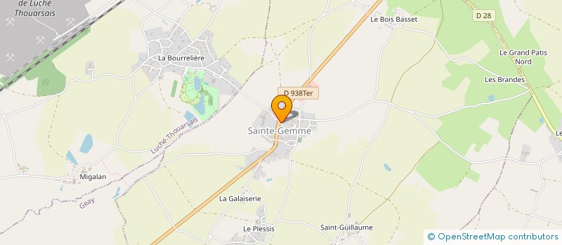 localisation de l'entreprise COMMUNE DE SAINTE GEMME à SAINTE-GEMME