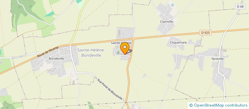 localisation de l'entreprise COMMUNE DE SAINTE HELENE BONDEVILLE  SAINTE-HELENE-BONDEVILLE