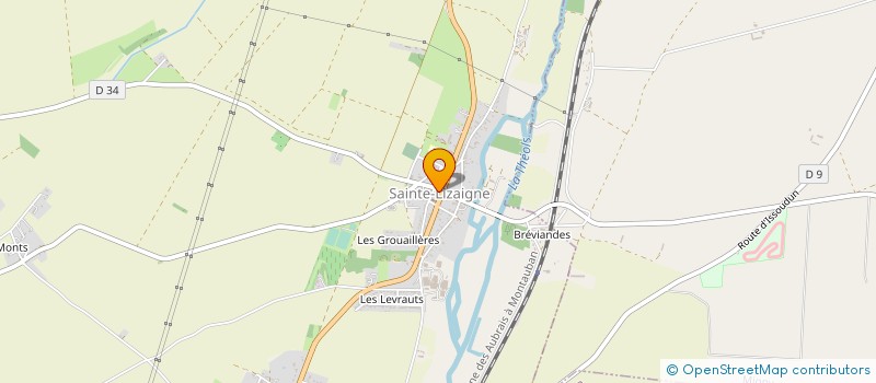 localisation de l'entreprise COMMUNE DE SAINTE LIZAIGNE à SAINTE-LIZAIGNE
