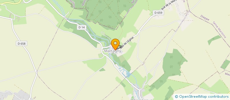 localisation de l'entreprise COMMUNE DE SAINTE MARIE DE VATIMESNIL  SAINTE-MARIE-DE-VATIMESNIL