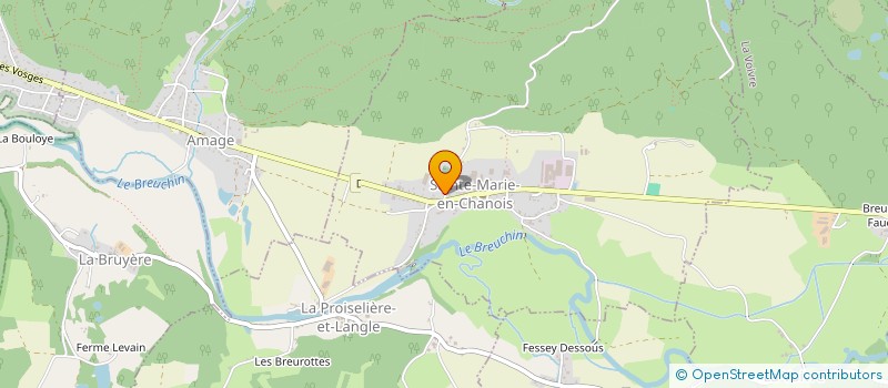 localisation de l'entreprise COMMUNE DE SAINTE-MARIE-EN-CHANOIS  SAINTE-MARIE-EN-CHANOIS