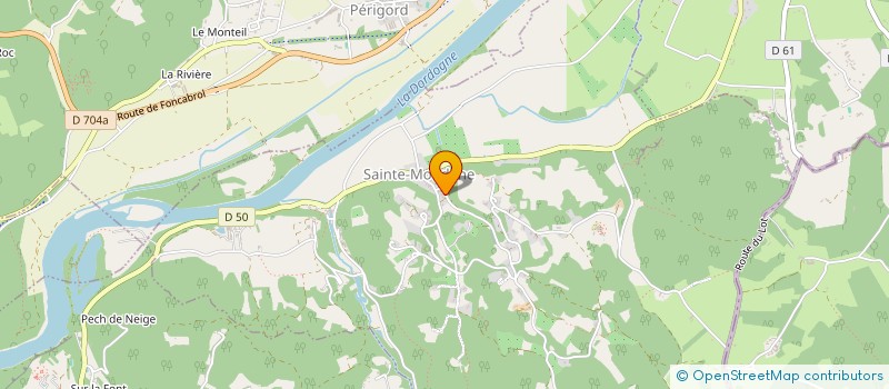 localisation de l'entreprise COMMUNE DE SAINTE MONDANE  SAINTE-MONDANE