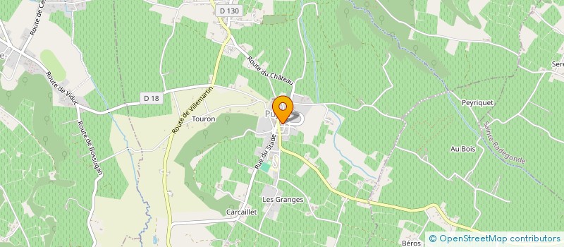 localisation de l'entreprise COMMUNE DE SAINTE RADEGONDE  SAINTE-RADEGONDE