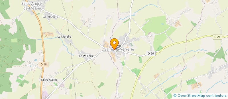 localisation de l'entreprise COMMUNE DE SAIRES LA VERRERIE à SAIRES-LA-VERRERIE