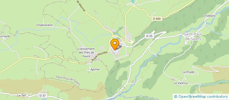 localisation de l'entreprise COMMUNE DE SALERS à SALERS
