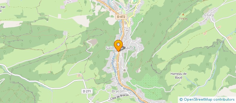 localisation de l'entreprise COMMUNE DE SALINS-LES-BAINS à SALINS-LES-BAINS