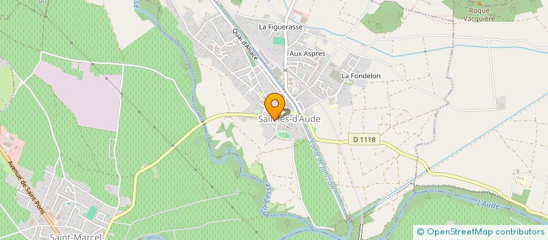 localisation de l'entreprise COMMUNE DE SALLELES-D'AUDE à SALLELES D'AUDE