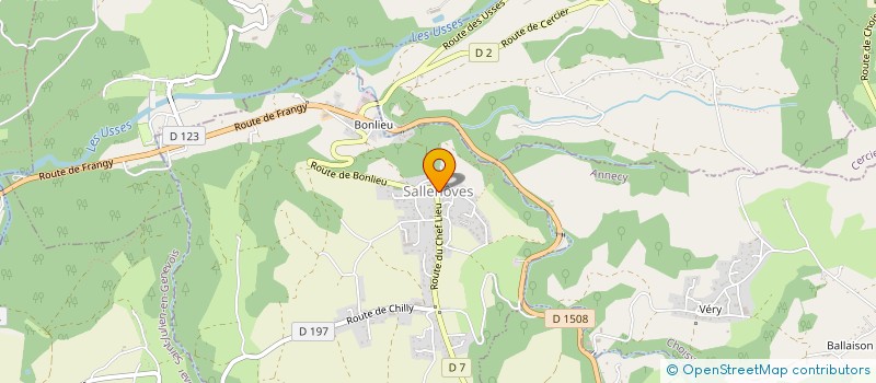 localisation de l'entreprise COMMUNE DE SALLENOVES  SALLENOVES