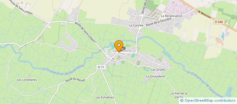 localisation de l'entreprise COMMUNE DE SALLERTAINE à SALLERTAINE
