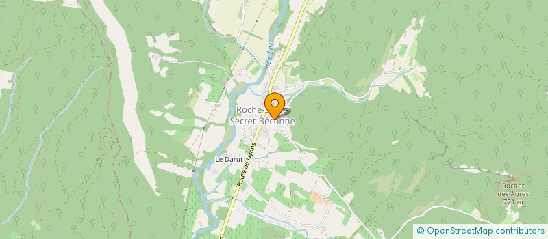 localisation de l'entreprise COMMUNE DE SALLES SOUS BOIS  SALLES-SOUS-BOIS