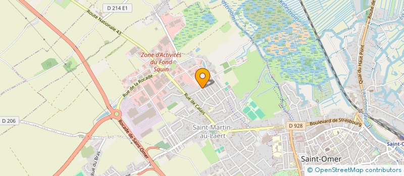 localisation de l'entreprise COMMUNE DE SALPERWICK  SALPERWICK