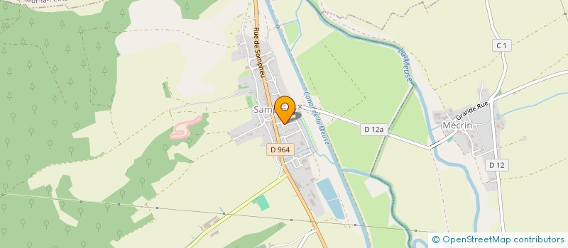 localisation de l'entreprise COMMUNE DE SAMPIGNY à SAMPIGNY