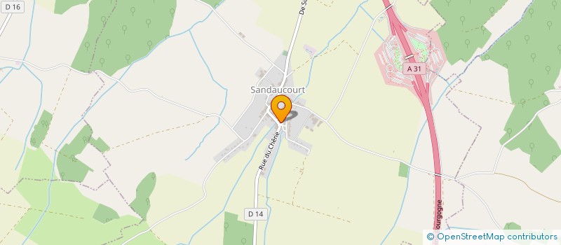 localisation de l'entreprise COMMUNE DE SANDAUCOURT  SANDAUCOURT