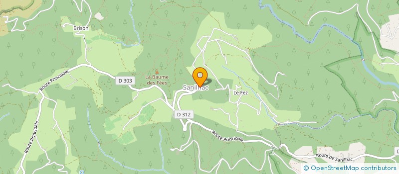 localisation de l'entreprise COMMUNE DE SANILHAC  SANILHAC