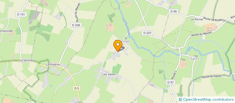 localisation de l'entreprise COMMUNE DE SAONNET  SAONNET