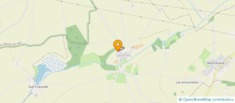 localisation de l'entreprise COMMUNE DE SAOSNES  SAOSNES