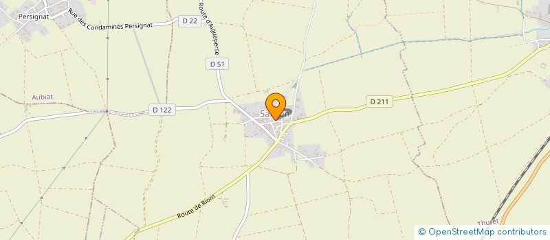 localisation de l'entreprise COMMUNE DE SARDON  SARDON