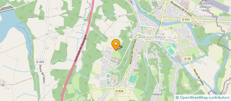 localisation de l'entreprise COMMUNE DE SARRON  SARRON