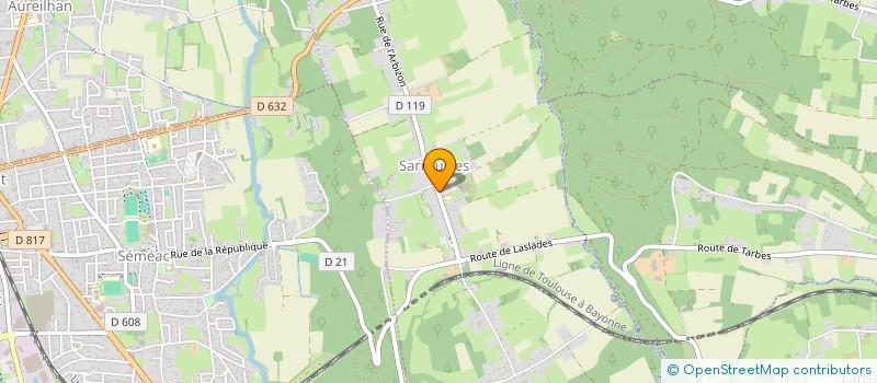 localisation de l'entreprise COMMUNE DE SARROUILLES  SARROUILLES