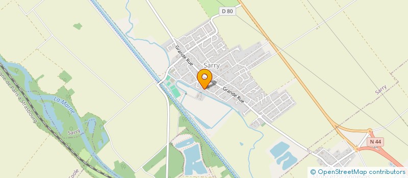 localisation de l'entreprise COMMUNE DE SARRY  SARRY