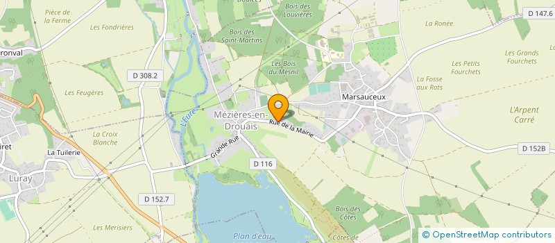localisation de l'entreprise COMMUNE DE SAULNIERES à SAULNIERES