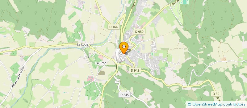 localisation de l'entreprise COMMUNE DE SAULT à SAULT