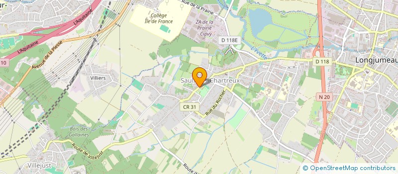 localisation de l'entreprise COMMUNE DE SAULX LES CHARTREUX à SAULX-LES-CHARTREUX