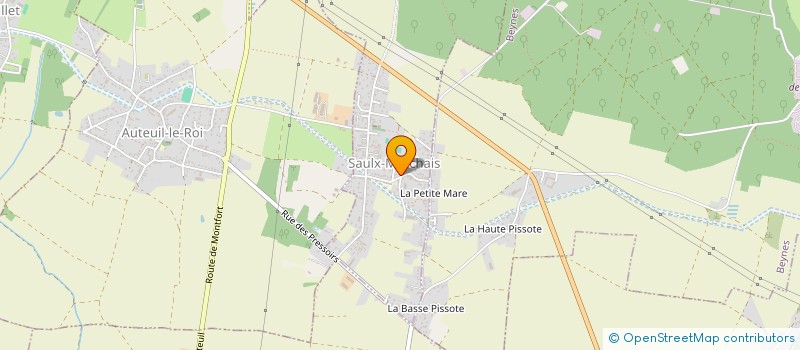 localisation de l'entreprise COMMUNE DE SAULX MARCHAIS  SAULX-MARCHAIS