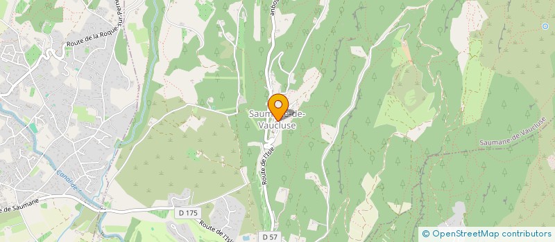 localisation de l'entreprise COMMUNE DE SAUMANE DE VAUCLUSE  SAUMANE-DE-VAUCLUSE