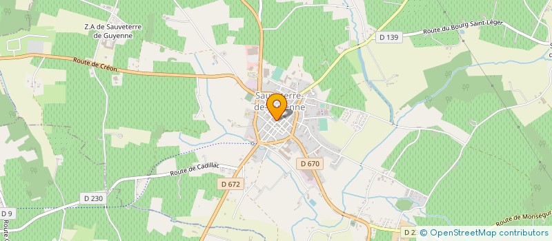 localisation de l'entreprise COMMUNE DE SAUVETERRE DE GUYENNE à SAUVETERRE-DE-GUYENNE