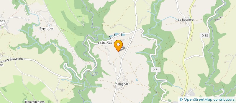 localisation de l'entreprise COMMUNE DE SAUVETERRE DE ROUERGUE  SAUVETERRE-DE-ROUERGUE