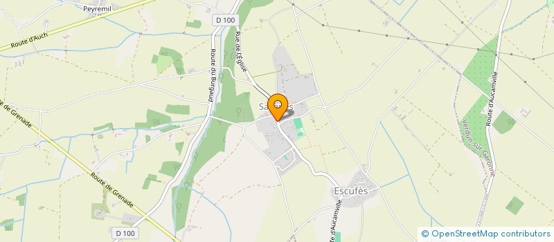 localisation de l'entreprise COMMUNE DE SAVENES  SAVENES