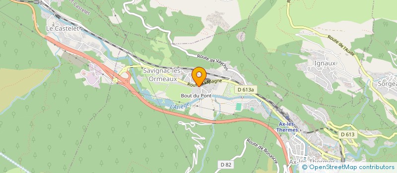 localisation de l'entreprise COMMUNE DE SAVIGNAC LES ORMEAUX à SAVIGNAC-LES-ORMEAUX