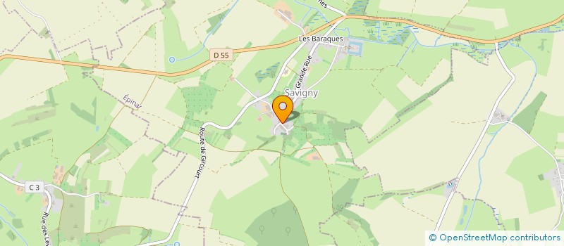 localisation de l'entreprise COMMUNE DE SAVIGNY à SAVIGNY