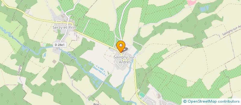 localisation de l'entreprise COMMUNE DE SAVIGNY SUR ARDRES  SAVIGNY-SUR-ARDRES