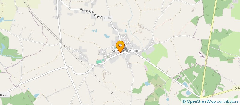 localisation de l'entreprise COMMUNE DE SCEAUX-D'ANJOU  SCEAUX-D'ANJOU