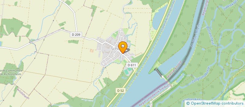 localisation de l'entreprise COMMUNE DE SCHOENAU  SCHNAU