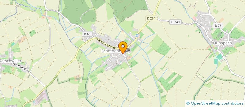 localisation de l'entreprise COMMUNE DE SCHOENENBOURG  SCHNENBOURG