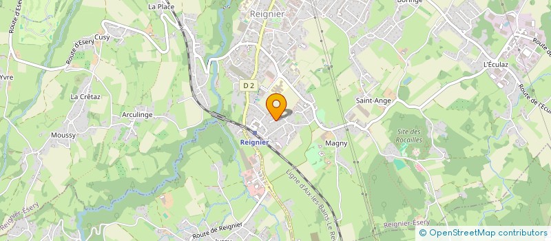 localisation de l'entreprise COMMUNE DE SCIENTRIER  SCIENTRIER