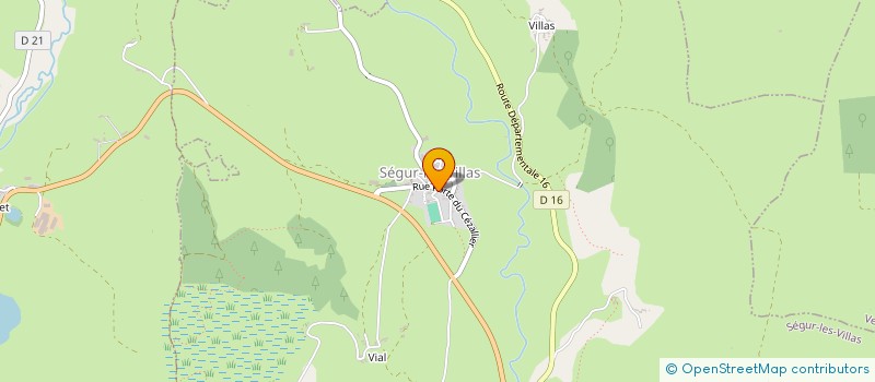 localisation de l'entreprise COMMUNE DE SEGUR LES VILLAS à SEGUR-LES-VILLAS
