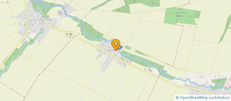 localisation de l'entreprise COMMUNE DE SELLES  SELLES