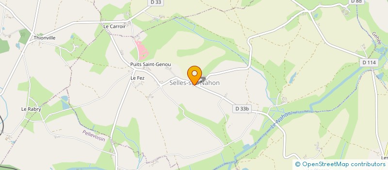 localisation de l'entreprise COMMUNE DE SELLES SUR NAHON à SELLES-SUR-NAHON