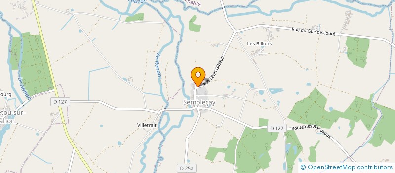 localisation de l'entreprise COMMUNE DE SEMBLECAY à SEMBLECAY