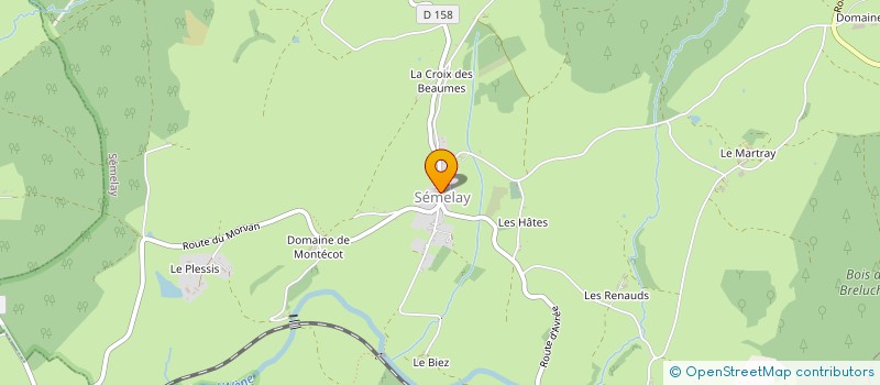 localisation de l'entreprise COMMUNE DE SEMELAY  SEMELAY