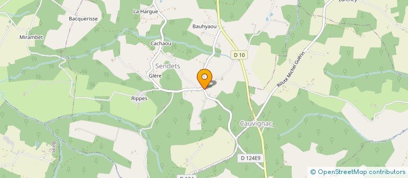 localisation de l'entreprise COMMUNE DE SENDETS  SENDETS