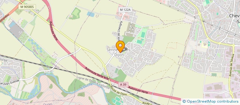 localisation de l'entreprise COMMUNE DE SENNECEY-LES-DIJON  SENNECEY-LES-DIJON