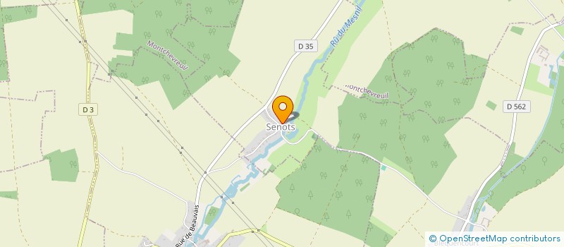 localisation de l'entreprise COMMUNE DE SENOTS  SENOTS