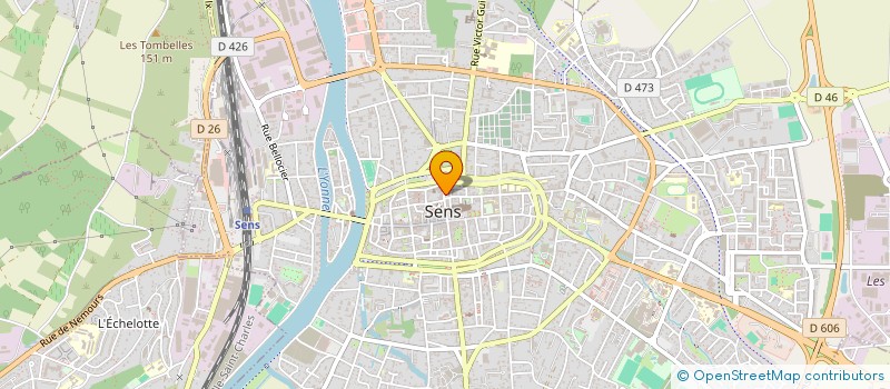 localisation de l'entreprise COMMUNE DE SENS à SENS