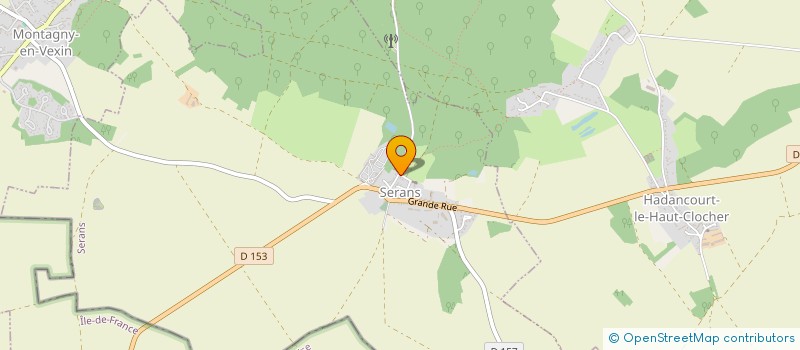 localisation de l'entreprise COMMUNE DE SERANS  SERANS